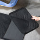 Tapis de litière pour chat – Double couche anti-projections
